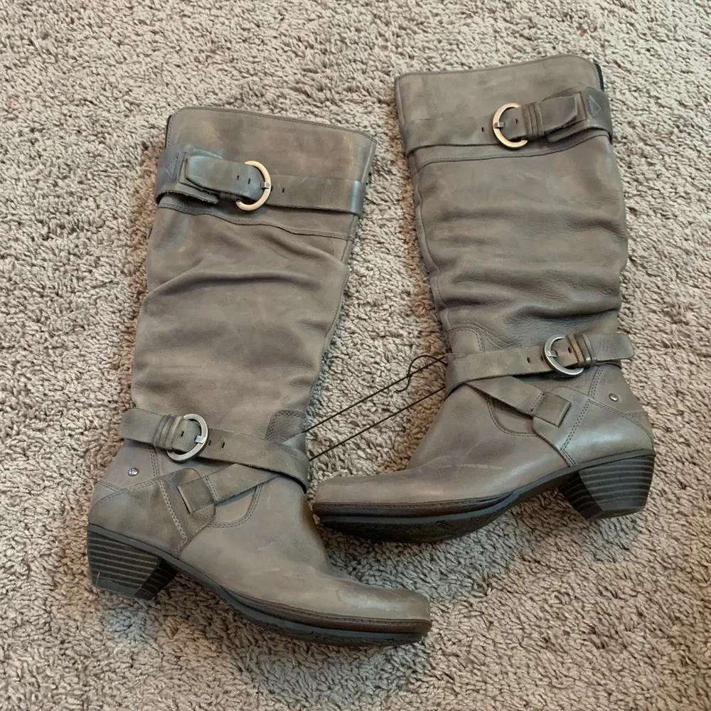 New Pikolinos Brujas Boot Reputable Choco Olmo Knee Length Shoes Leather Grey 39